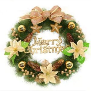 Beautiful Great Quality Gold 50cm Christmas Wreath