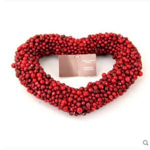 Romantic Heart Pattern Red Foam Ball Christmas Decoration