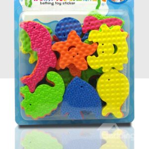 Colorful Foam Animals Bathroom Sticker Baby Bath Toys
