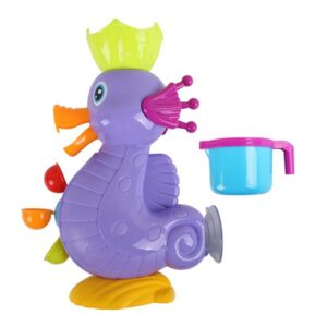 Cute Purple Little Sea Horse Baby Bath Toys