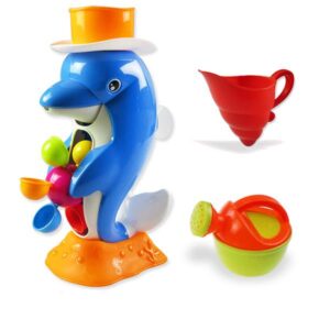 Cool Blue Little Dolphin Baby Bath Toys