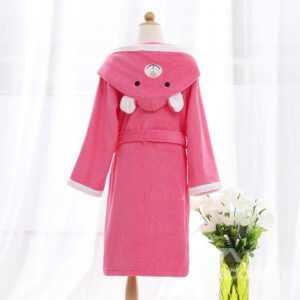 Purified Cotton Bear Hooded Kids Bath Robe
