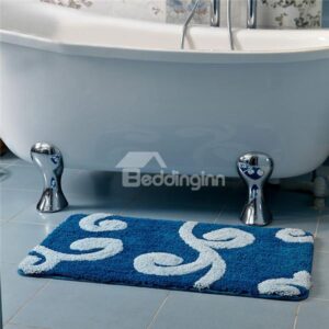 Thicken Non Slip Branch Pattern Bath Rug