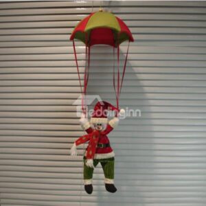 Novelty and Unique Santa Clause with Parachute Christmas Decoration