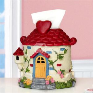 Dreamy House Pattern Resin Toilet Paper Holder