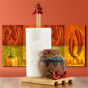 Unique Western Pepper Jar Pattern Toilet Paper Holder