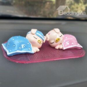 Sleeping Cute Pigs Creative Car Decor