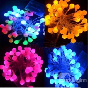 Beautiful Cherry Bulb 4m Battery Colorful Strip Light