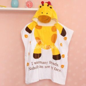 Lovely Giraffe Shape Water Absorption Baby Bath Towel