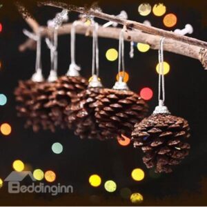 Christmas Pine Cone Great Decoration 6 Pieces