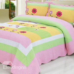 Fresh Sweet Small Flowers Full Cotton Bed in a Bag