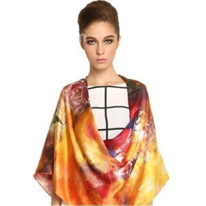 Silent Fragrance From Beautiful Roses Long Mulberry Silk Scarf