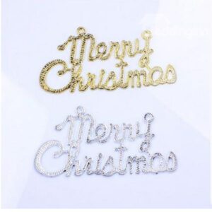 High Quality 20cm Christmas Logo Decoration