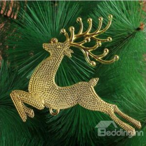 Gold Christmas Elk 20cm Decoration Silver Color to Choose