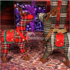 Adorable Cloth Elk 45cm Beautiful Christmas Decoration