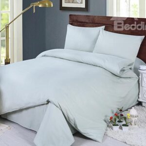 Modern Solid Color Style 4-Piece Duvet Cover Sets