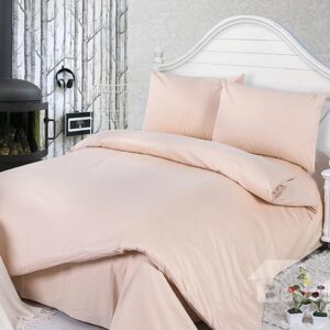 Plain Solid Color Super Smooth & Cozy 4-Piece Duvet Cover Sets