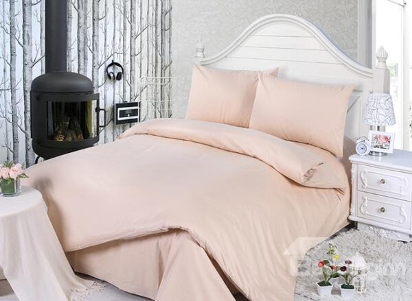 Plain Solid Color Super Smooth & Cozy 4-Piece Duvet Cover Sets