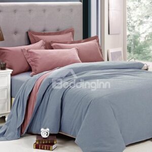 Color Joint Full Cotton 4-Piece Duvet Cover Sets