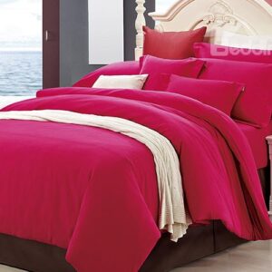 Classy Pure Rosy 4-Piece Duvet Cover Sets