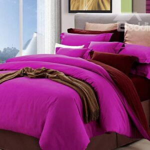Chic Reversible Pure Cotton 4-Piece Duvet Cover Sets