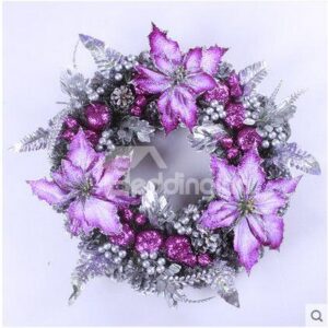 Purple Great Quality 50cm Christmas Wreath