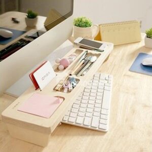 Versatile Desk Organizer Keyboard Shelf Desktop Decoration