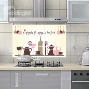 Creative Kitchen Cooking Utensil Removable Wall Sticker