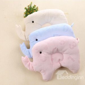 Lovely Elephant Shape Prevent Flat Head Newborn Baby Pillow