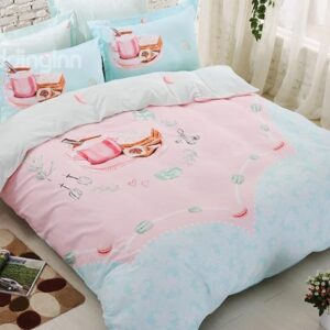 Beautiful Morning Kids 4-Piece Organic Cotton Duvet Cover Set