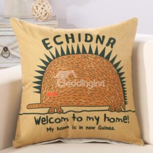 Creative Welcome to My Home Print Throw Pillow