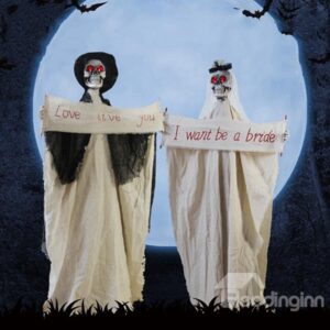 Novelty Skeleton Design Decoration for Halloween Sound-Acitvated