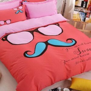 Mister Fashion Cotton Kids 4-Piece Duvet Cover Set