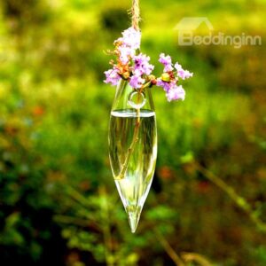Creative Sharp Ends Glass Hanging Flower Vase
