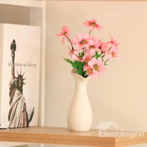 Classic Graceful 2-Color Ceramic Desk Flower Vase