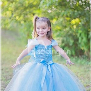 Cinderella Style Light Blue Princess Dress Girl' Costume