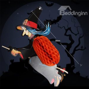 Original Creepy Witch Lantern Halloween Decoration