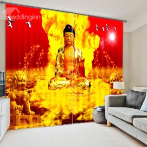 High Quality 3D Digital Printing Blackout Curtain
