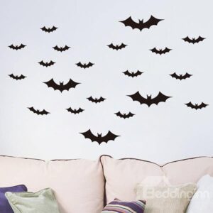 Halloween Theme Bat Darkness of Evil Removable Wall Sticker