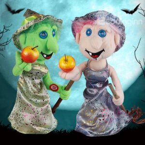 Cute Design Dancing witch Halloween Decoration