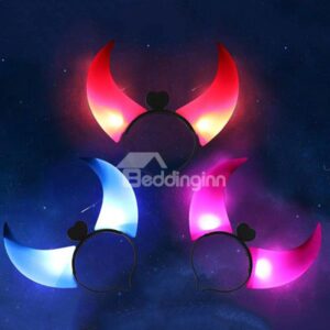 Large Size Shiny Horn Pattern Halloween Decoration