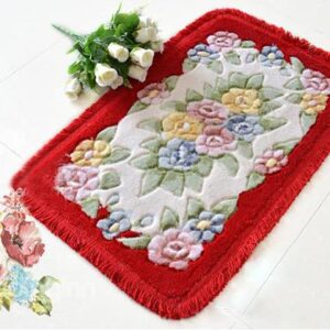 Continental Pastoral Style Skid-resistant Back Waterproof Bath Mats