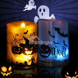 Unique and Safe Electronic Candle Halloween Decoration