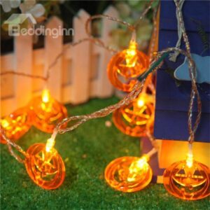 Halloween Pumpkin LED Light with 10 Bulbs