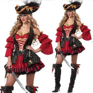 Sumptuous and Sexy European Style Pirate Costume