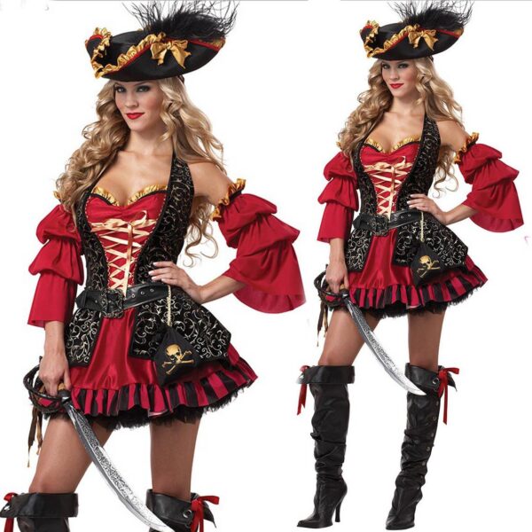 Sumptuous and Sexy European Style Pirate Costume