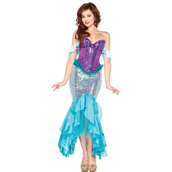 Pretty and Sexy Mermaid with Shining Spangle Costume