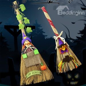 Individual Witch's Broomstick Halloween Three Types to Choose