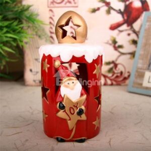 Pretty Style Resin Santa Clause Christmas Candlestick