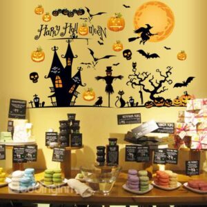 Halloween Festival Decoration Party Night Removable Wall Sticker